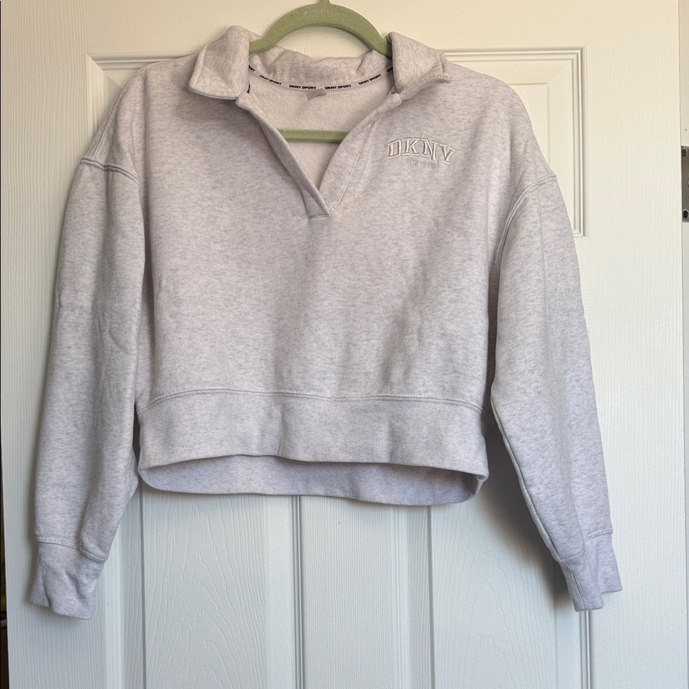 DKNY Light Gray Women's Sweatshirt